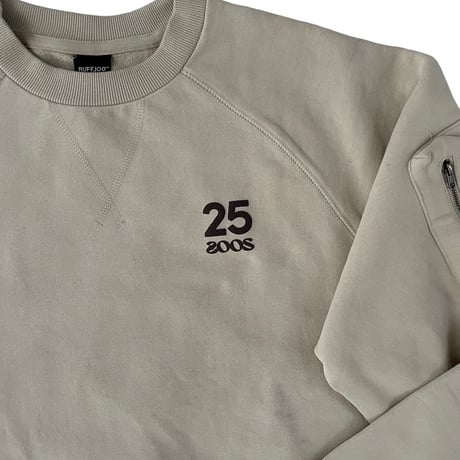RUFFLOG x ZOOS- Heavy Weight ZOOS Crewneck Beige
