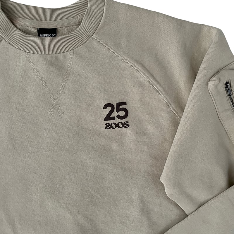 RUFFLOG x ZOOS- Heavy Weight ZOOS Crewneck Beig