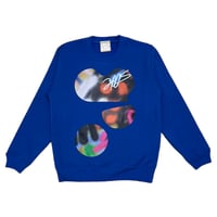 ZOOS x OKI KENICHI- Special Collection"ＣＯＮＮＥＣＴＩＯＮ" Crewneck Royal Blue