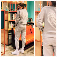 RUFFLOG x ZOOS- Heavy Weight ZOOS SWEAT PANTS Gray