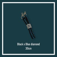 ZOOS Original-パラコード（Black x Blue diamond 30cm）