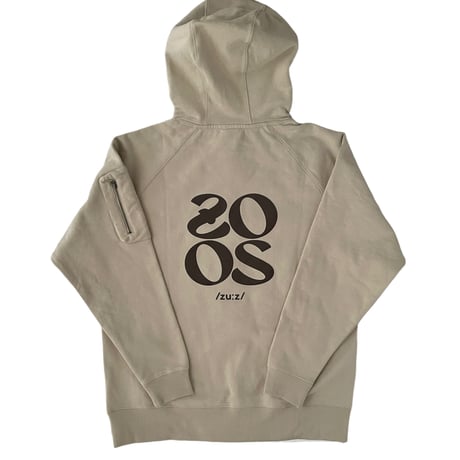 RUFFLOG x ZOOS- Heavy Weight ZOOS Hoodie Beige