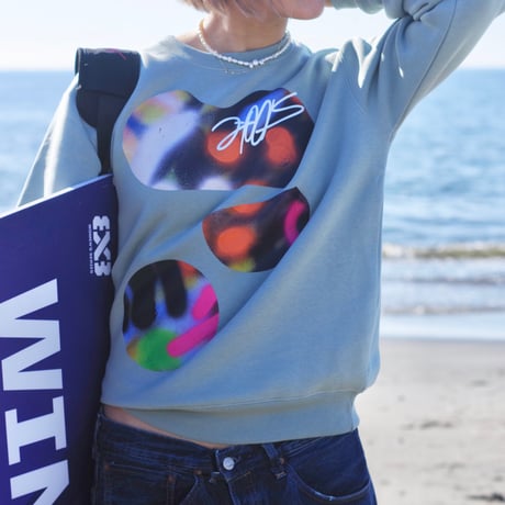 ZOOS x OKI KENICHI- Special Collection"ＣＯＮＮＥＣＴＩＯＮ" Crewneck Baby Green