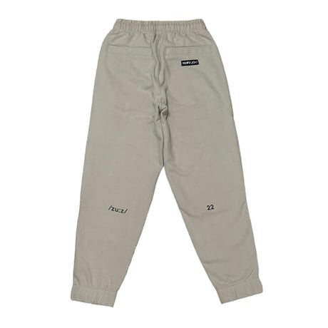RUFFLOG x ZOOS- Heavy Weight ZOOS SWEAT PANTS Beige