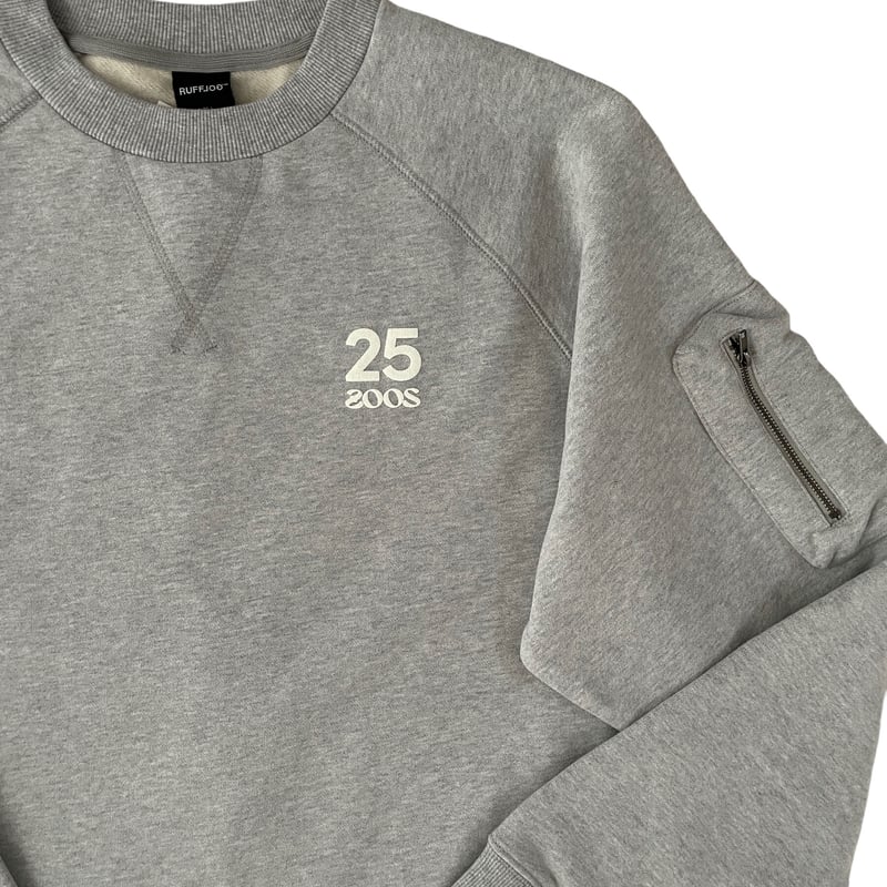 RUFFLOG x ZOOS- Heavy Weight ZOOS Crewneck Grey RUFFLOG x ZOOS- Heavy Weight ZOOS Crewneck Grey