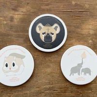 オリジナルイラスト　白雲石コースター 3