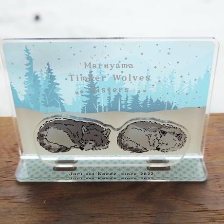 アクリル　メモスタンド