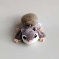 エゾモモンガ　マスコットキーホルダー