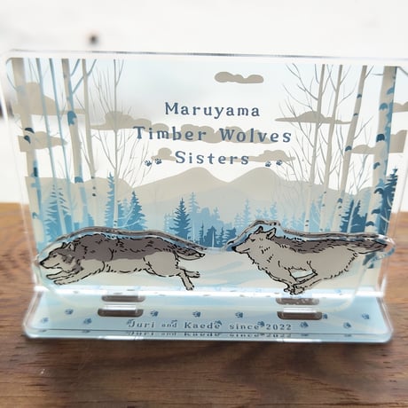 アクリル　メモスタンド