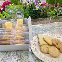 英国伝統の焼き菓子　3種各5枚入りセット『森のビスケット・バラの花びらクッキー・ジンジャークッキー』