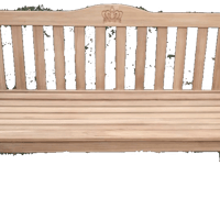チーク材ファニチャー　Crown  Bench 150cm（3人掛け）
