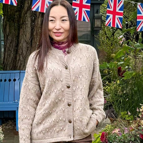 薔薇色の暮らし カーディガン バラ色の暮らし バラクラ ニット