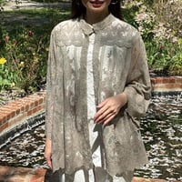 【バラ色の暮し】 レースチュニック