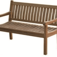 チーク材ファニチャー　Kingstone  Bench 150cm（３人掛け）