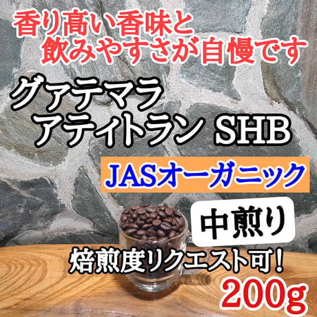 グァテマラ アティトラン SHB 200g
