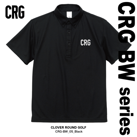 #CRG BW05 | DRY KANOKO POLO SHIRT | BLACK