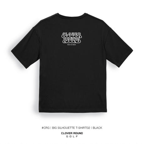 #CRG | BIG SILHOUETTE T-SHIRT02 | BLACK