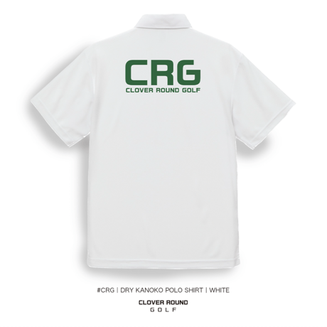 #CRG | DRY KANOKO POLO SHIRT | WHITE