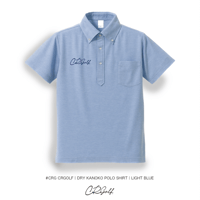 #CRG CRGOLF | DRY KANOKO POLO SHIRT | OX BLUE