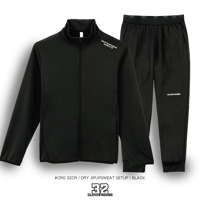 #CRG 32CR｜DRY JIPUP SWEAT SETUP｜BLACK