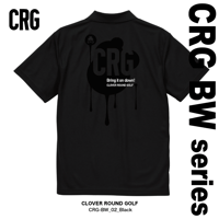 #CRG BW02 | DRY KANOKO POLO SHIRT | BLACK