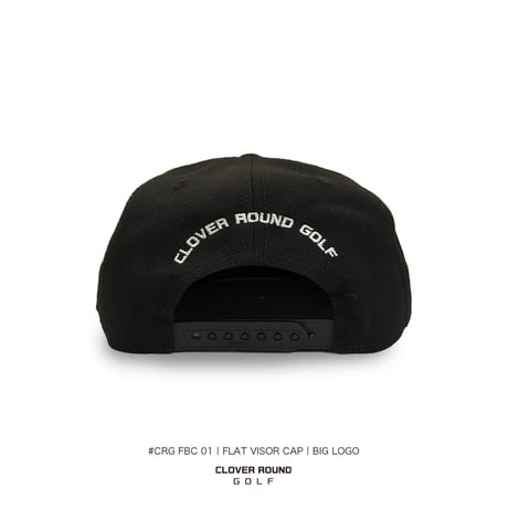 #CRG FBC 01｜FLAT VISOR CAP｜BIG LOGO｜WHITE