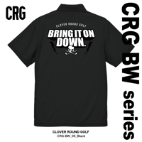 #CRG BW05 | DRY KANOKO POLO SHIRT | BLACK