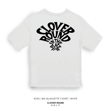 #CRG | BIG SILHOUETTE T-SHIRT | WHITE