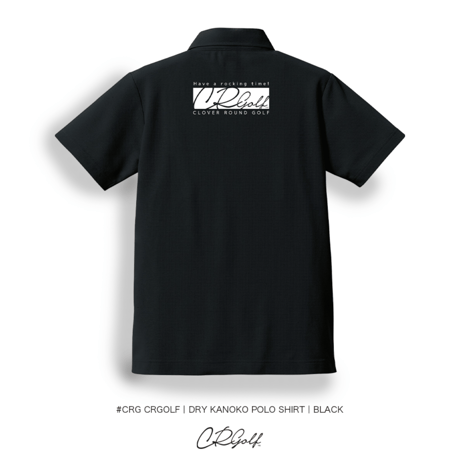 #CRG CRGOLF | DRY KANOKO POLO SHIRT | BLACK