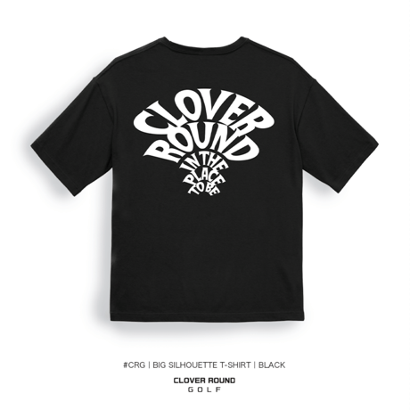 #CRG | BIG SILHOUETTE T-SHIRT | BLACK