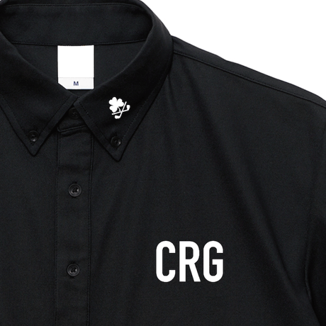 #CRG BW03 | DRY KANOKO POLO SHIRTら | BLACK