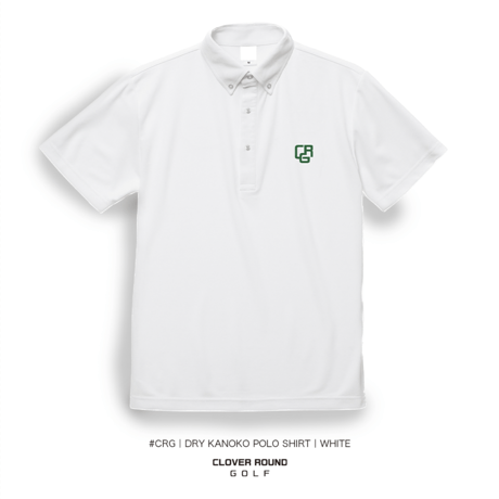 #CRG | DRY KANOKO POLO SHIRT | WHITE