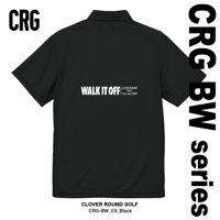#CRG BW03 | DRY KANOKO POLO SHIRTら | BLACK