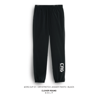 #CRG DJP01|DRYSTRETCH JOGGER PANTS|BLACK