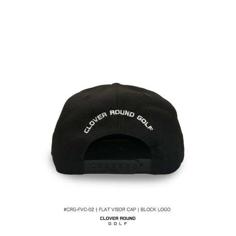 #CRG FVC-02｜FLAT VISOR CAP｜BLOCK LOGO｜GRAY