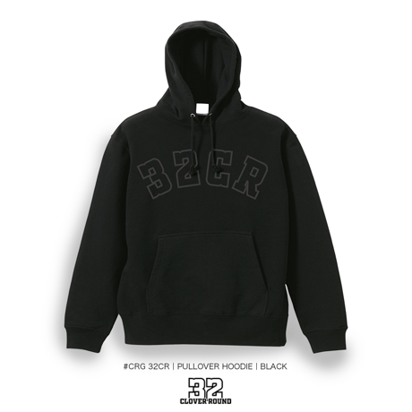 #CRG32CR | PULLOVER HOODIE | BLACK