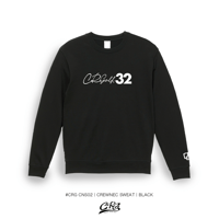 #CRG CNS02| CREWNECKSWEAT | BLACK
