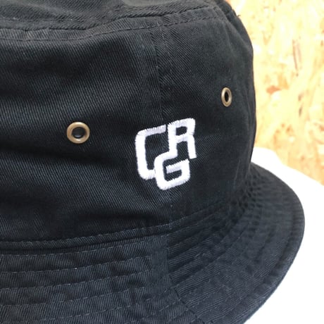 #CRG-NH-BH-01｜ KEEP IT REAL ! BUCKET HAT｜BLACK