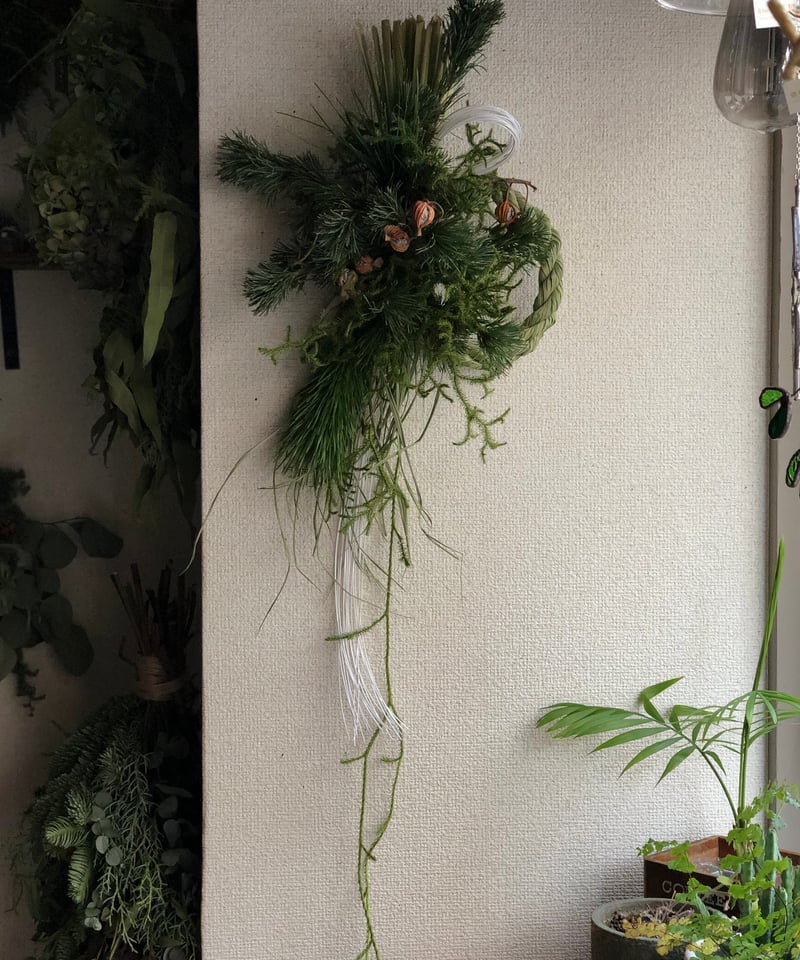 宮島五葉松のお正月飾り | botanical driedflower works