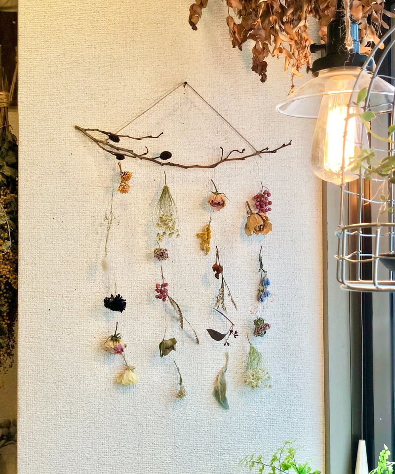 ドライフラワーの壁飾り | botanical driedflower works