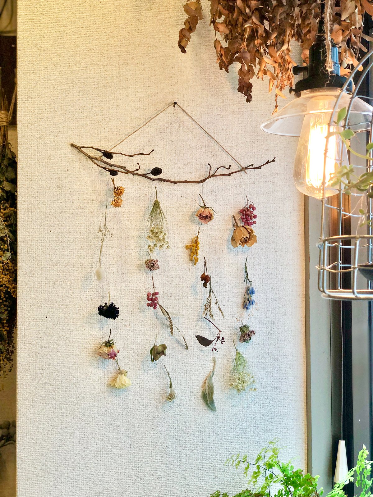 ドライフラワーの壁飾り | botanical driedflower works