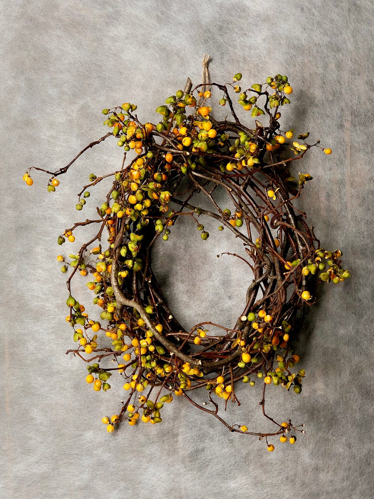ツルウメモドキリースD ツルウメモドキのリース 大 | botanical driedflower works