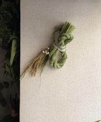 おたふく南天と松のお正月飾り | botanical driedflower works