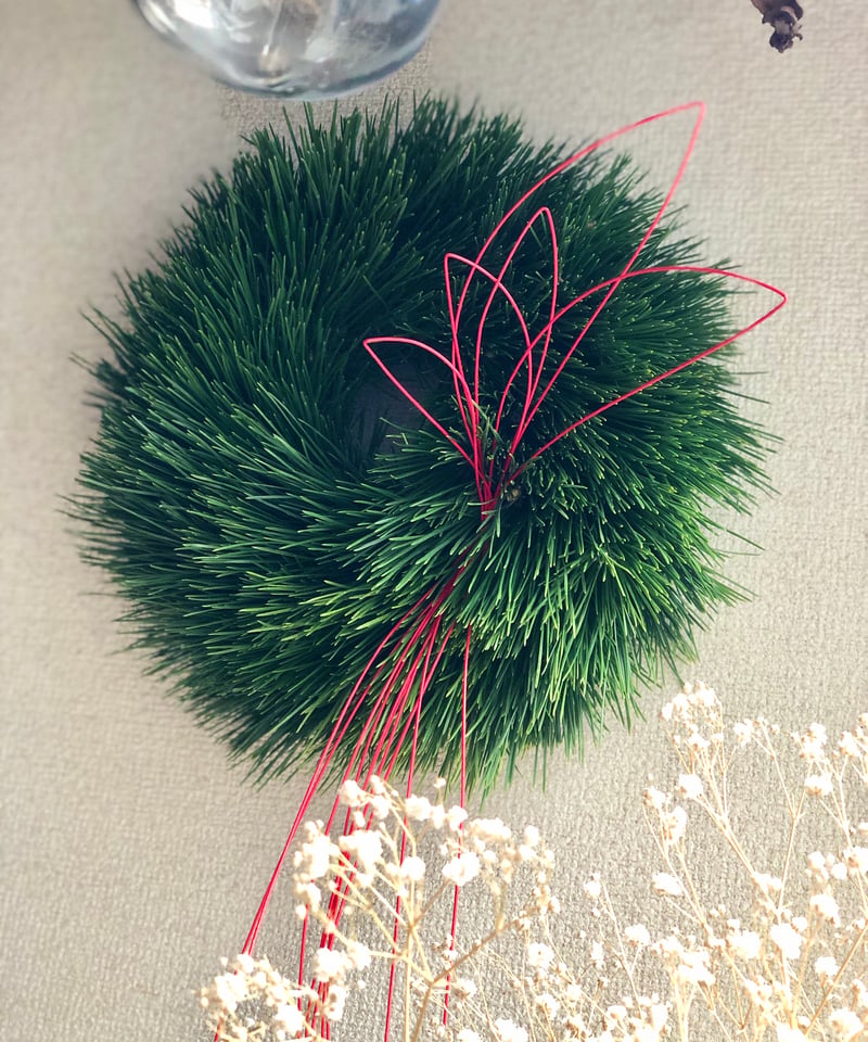 松の新春リース | botanical driedflower works