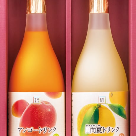 【串間市】宮崎果汁　フルーツドリンク2本セット（日向夏・マンゴー）各720ｍｌ