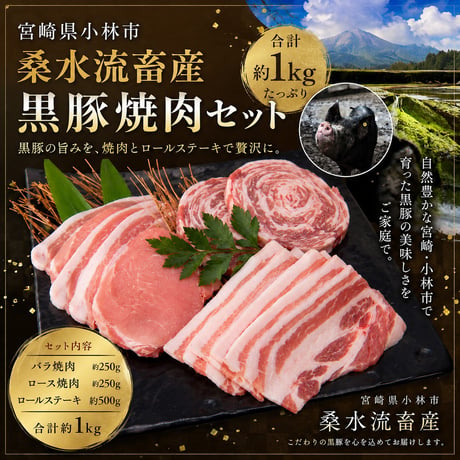 【小林市】宮崎黒豚の旨みを味わう、贅沢焼肉セット【小林市】