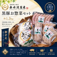 【小林市】からいもどん　小林市　桑水流畜産　黒豚お惣菜セット