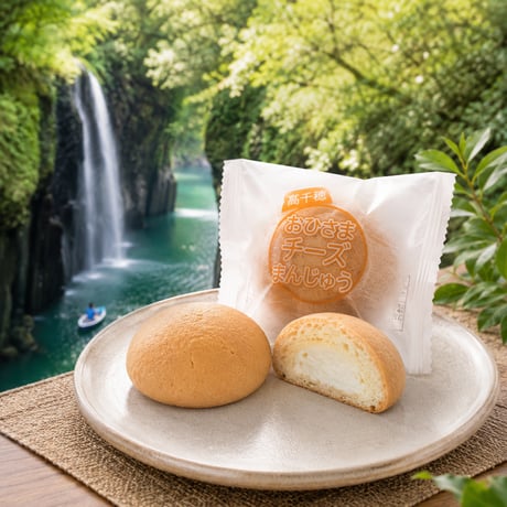 【高千穂町】神話の里　高千穂町で生まれた！宮崎名物大人のチーズまんじゅう＆プレーン（おひさまチーズ）各６個ずつ