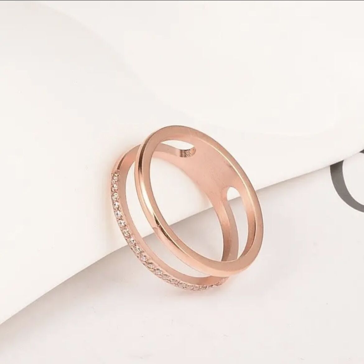 ハーフエタニティ2 2連ハーフエタニティリング | Heimy Accesories