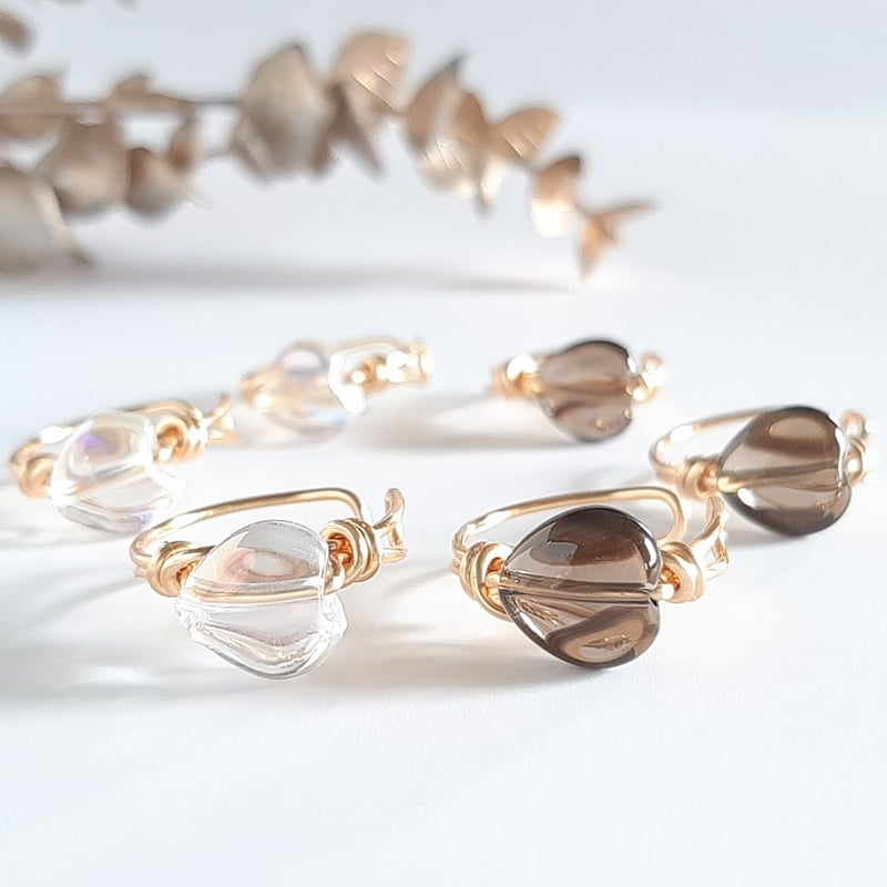 cafca ハートピアス イヤーカフ(片耳) cafca ハートピアス イヤーカフ